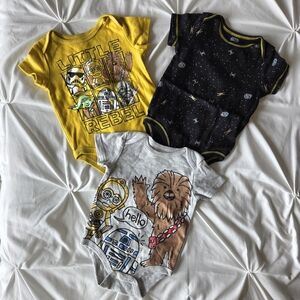 Star Wars Kids Onesie 3 Pack Set